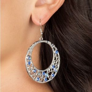 Paparazzi Enchanted Effervescence Blue Earring P5WH-BLXX-263XX